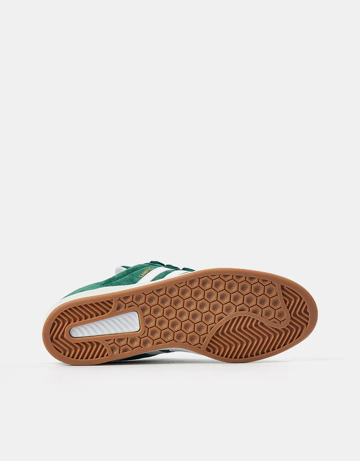 adidas Campus ADV Skate Shoes - Collegiate Green/White/White - Image 2