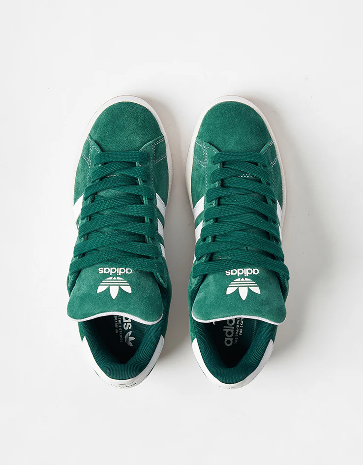 adidas Campus ADV Skate Shoes - Collegiate Green/White/White - Image 7
