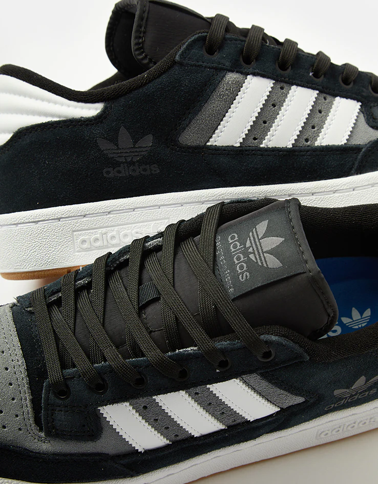 adidas Centennial 85 Low Skate Shoes - Core Black/Grey/Cloud White - Image 5