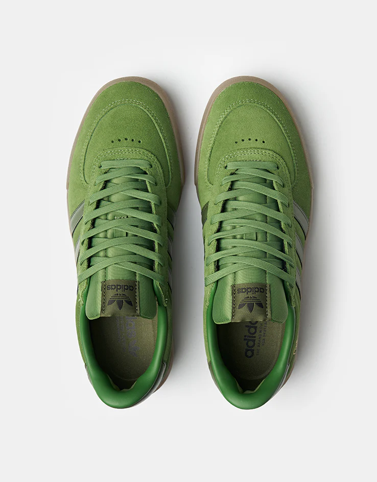 adidas Glenburn Skate Shoes - Crew Green/Wild Pine/Gum - Image 2