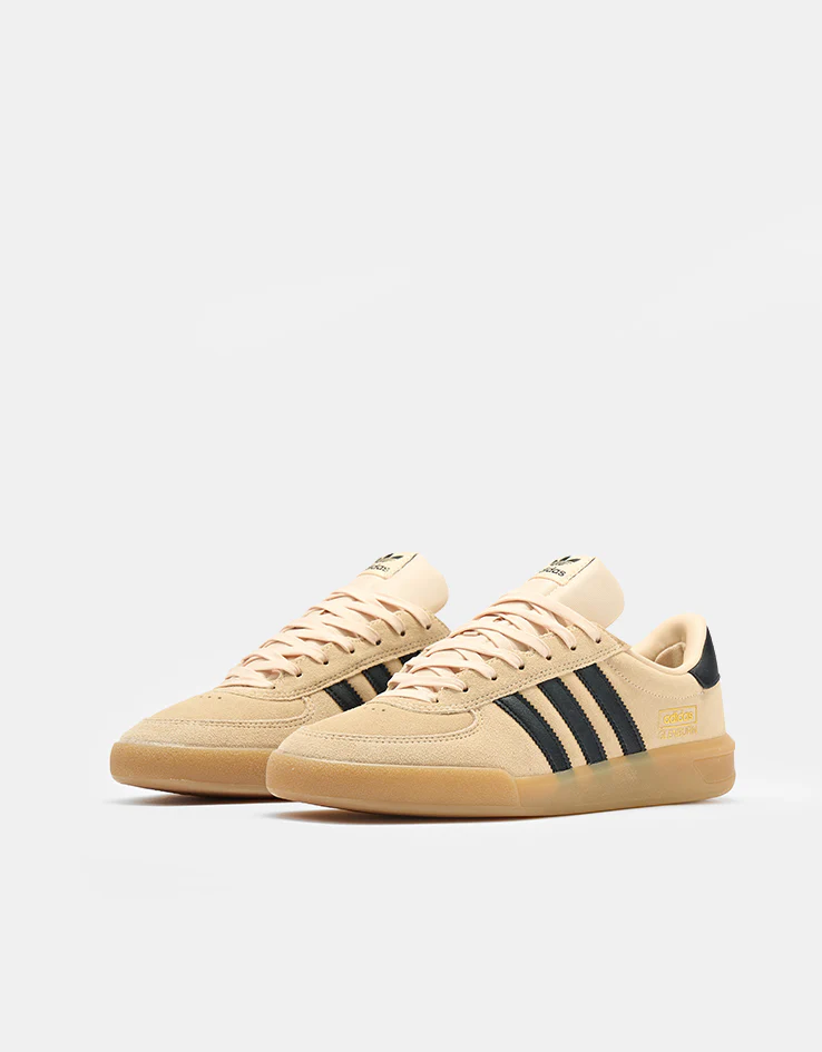 adidas Glenburn Skate Shoes - Sand Strata/Core Black/Gum - Image 3