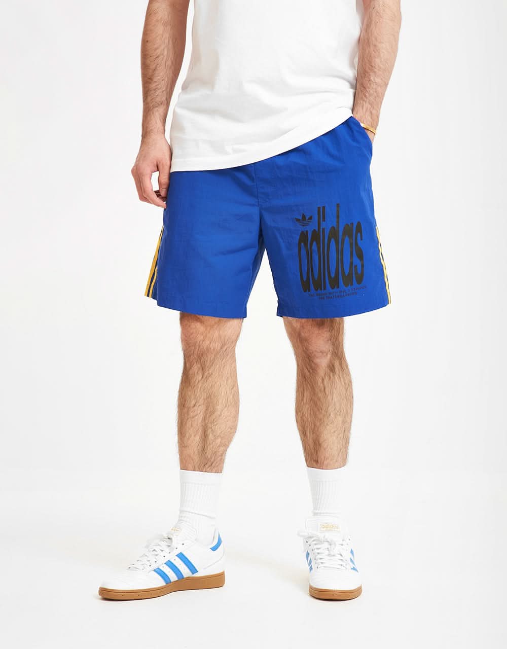 adidas Graphic Water Shorts - Team Royal Blue/Bold Gold