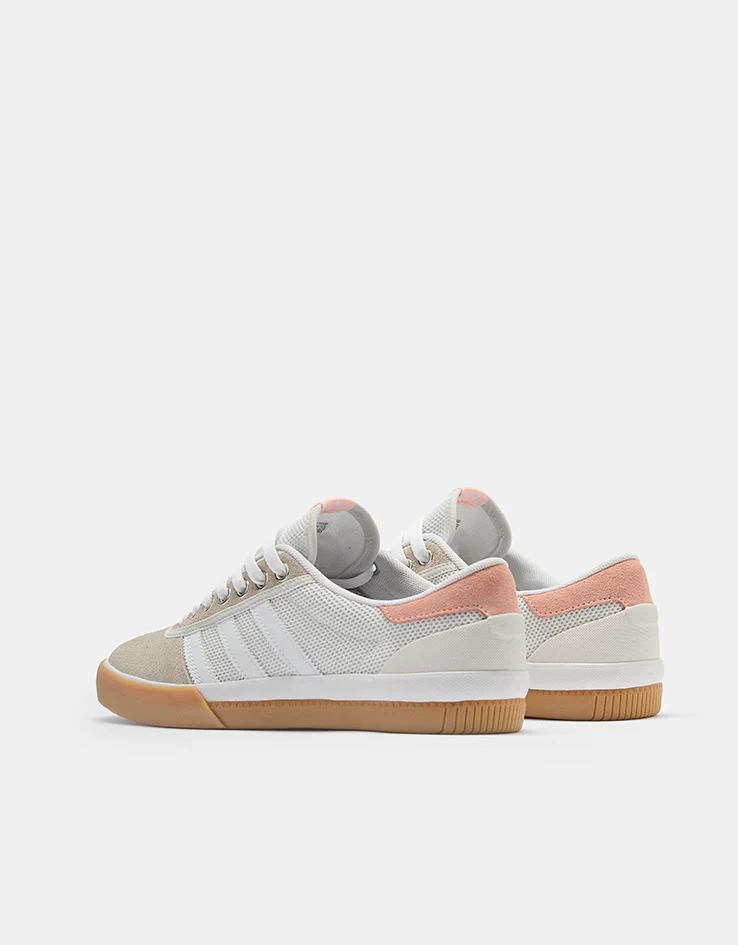 adidas Lucas Premiere Skate Shoes - White/Crystal White/Haze Coral - Image 5