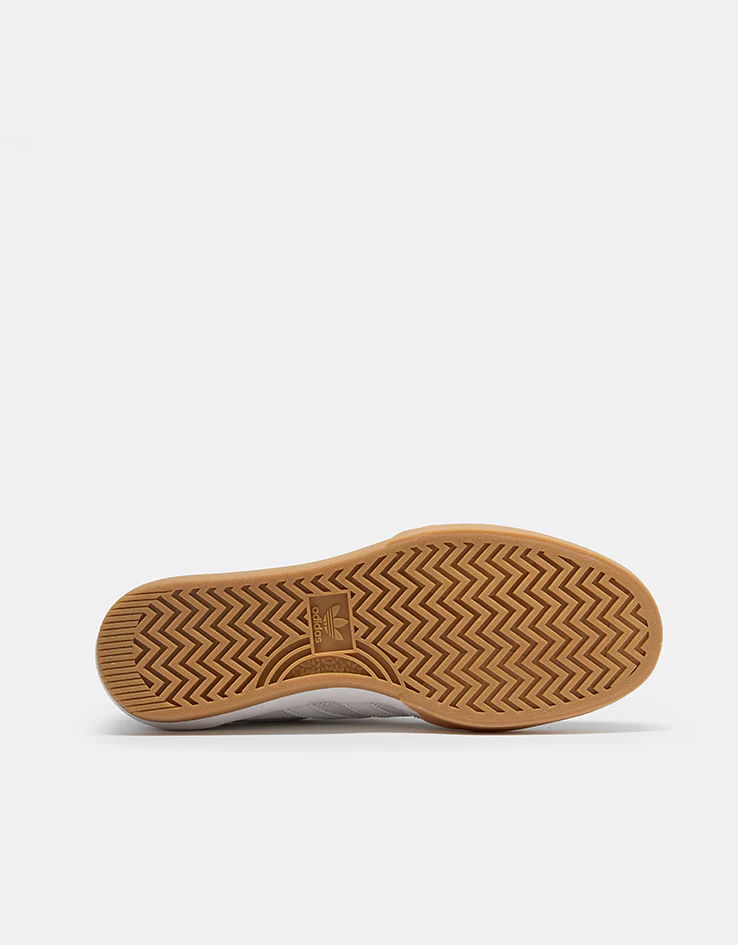 adidas Lucas Premiere Skate Shoes - White/Crystal White/Haze Coral - Image 8