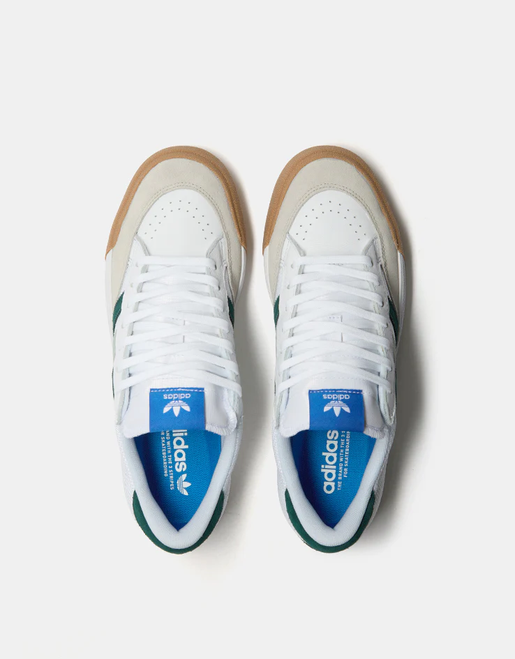 adidas Nora Skate Shoes - White/Aurora Ivy/Wonder Sage - Image 2