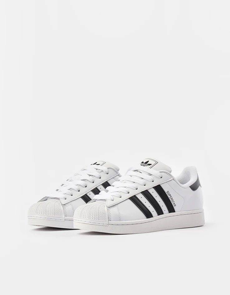 adidas Originals Superstar II Skate Shoes - White/Core Black/White - Image 3
