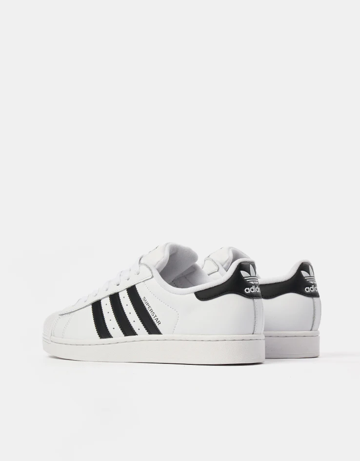 adidas Originals Superstar II Skate Shoes - White/Core Black/White - Image 4