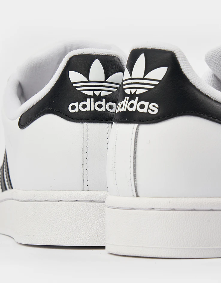 adidas Originals Superstar II Skate Shoes - White/Core Black/White - Image 5
