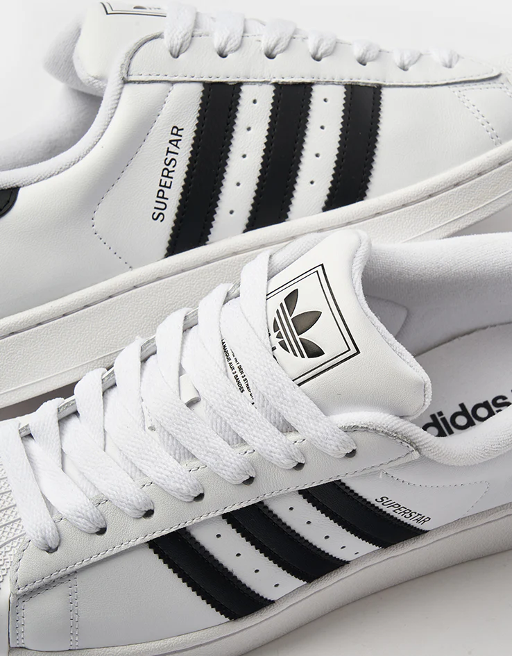 adidas Originals Superstar II Skate Shoes - White/Core Black/White - Image 6
