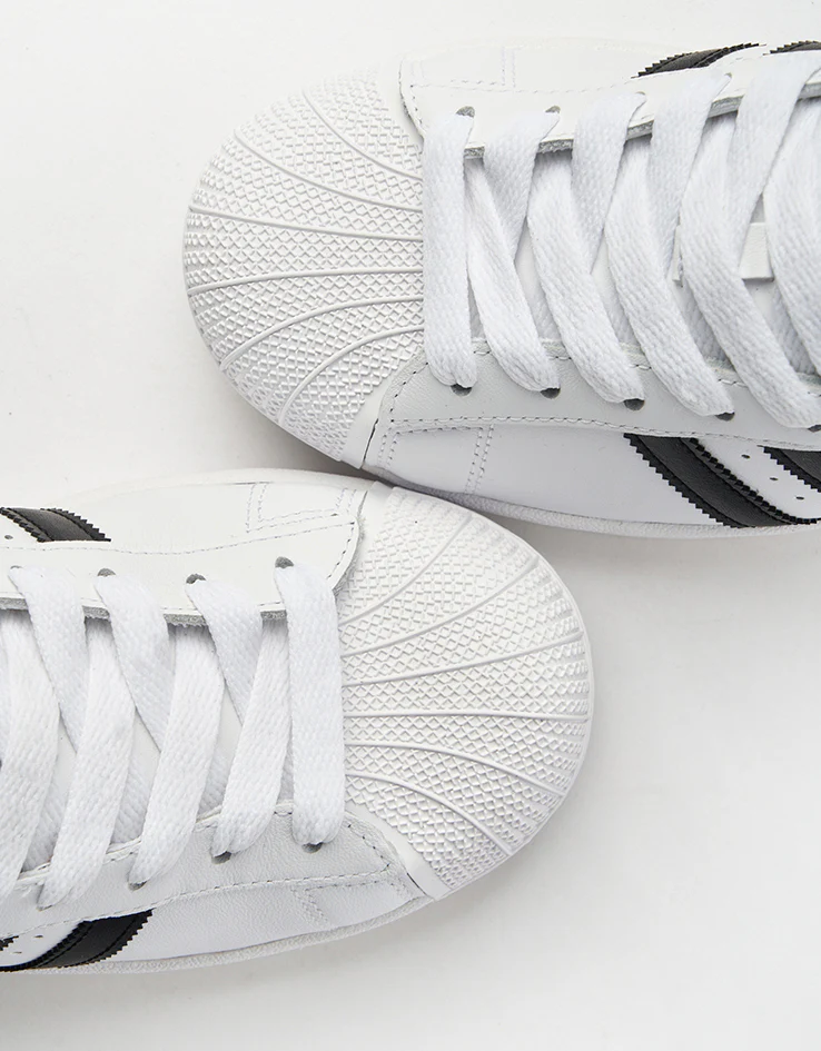 adidas Originals Superstar II Skate Shoes - White/Core Black/White - Image 7