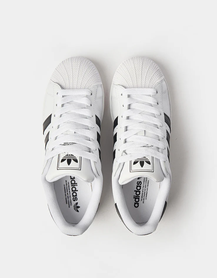 adidas Originals Superstar II Skate Shoes - White/Core Black/White - Image 8