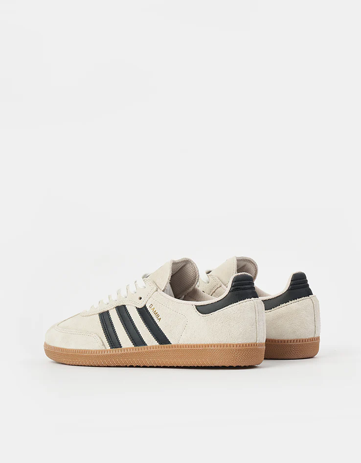 adidas Samba ADV Skate Shoes - Alumina/Core Black/Gum - Image 4