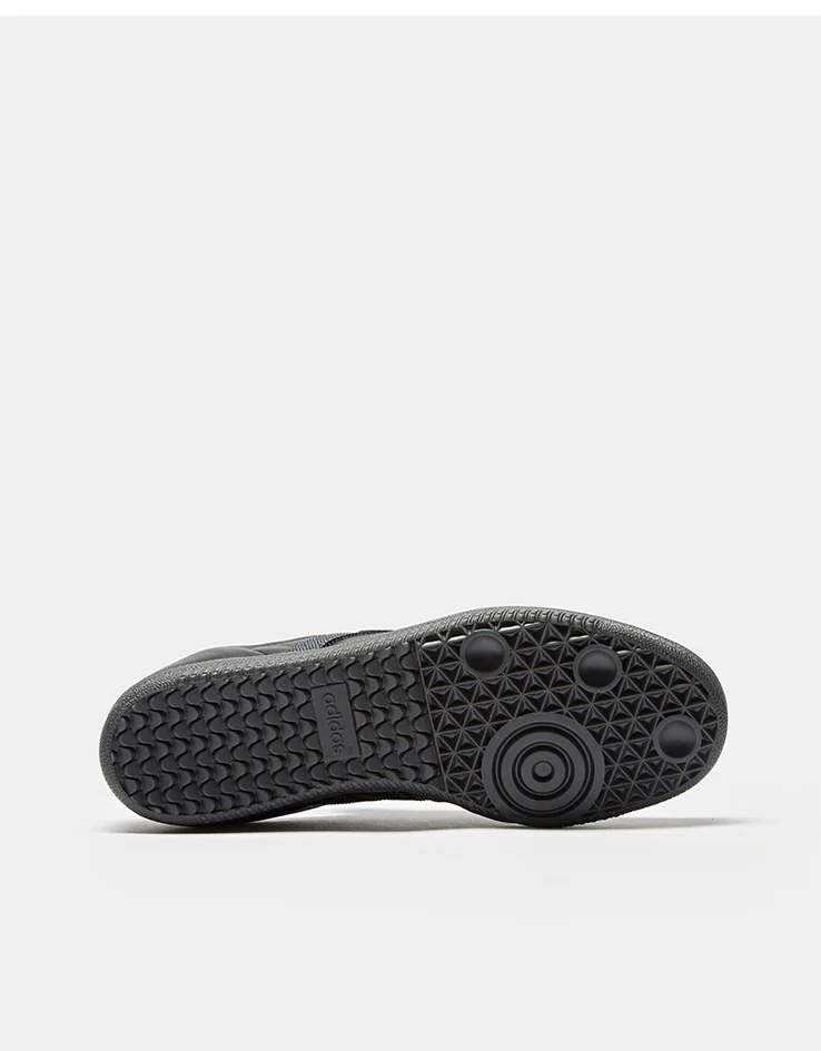 adidas Samba ADV Skate Shoes - Core Black/Core Black/Team Royal Blue - Image 7