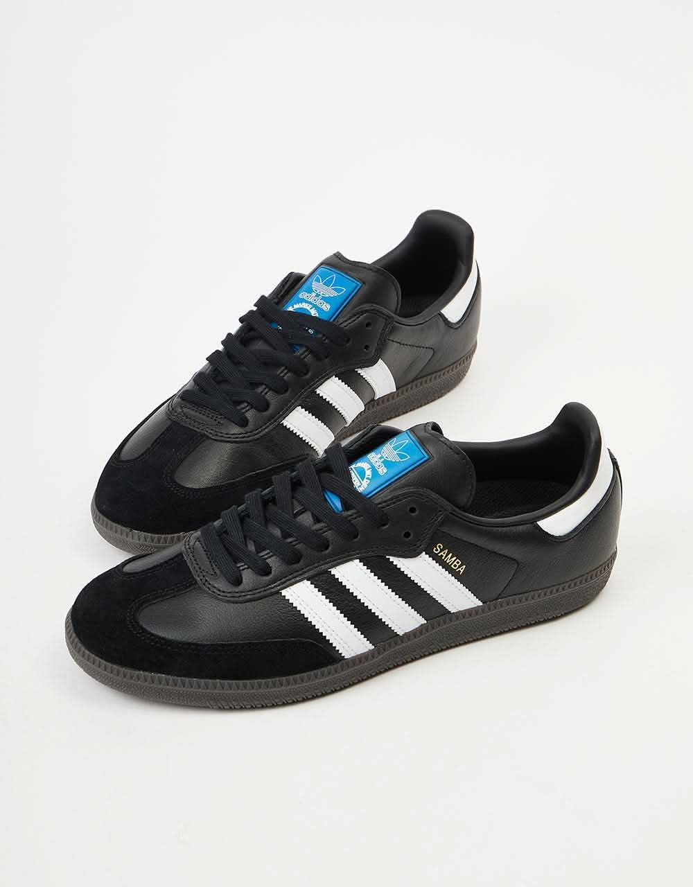 Adidas Samba ADV Skate Shoes - Core Black/White/Gum - Image 2