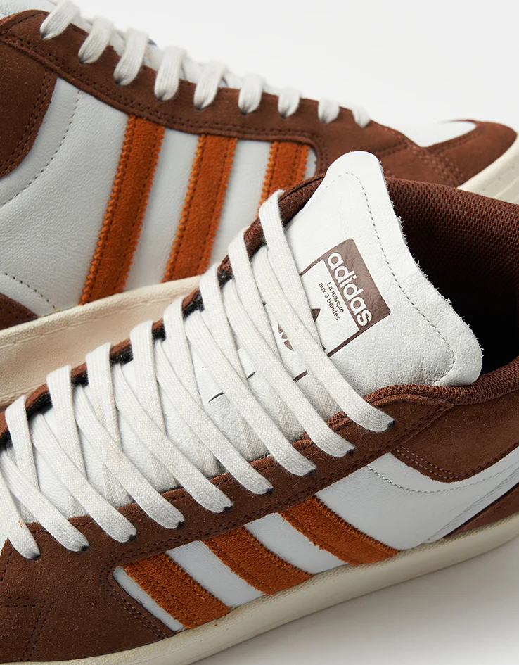 adidas Superskate Skate Shoes - Preloved Brown/Rustic Orange/Crystal White - Image 6