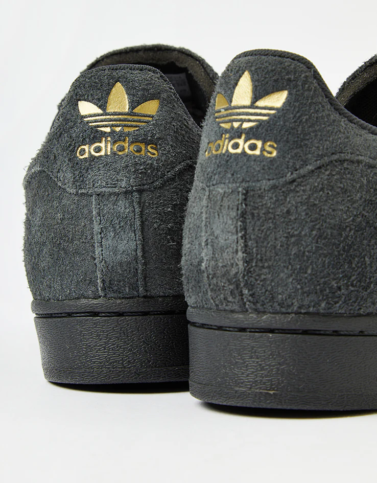 adidas Superstar ADV Skate Shoes - Carbon/Carbon/Collegiate Purple - Image 6