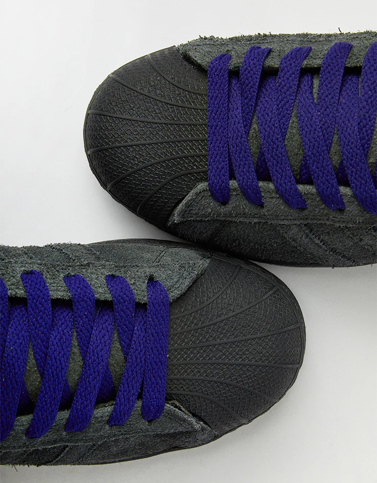 adidas Superstar ADV Skate Shoes - Carbon/Carbon/Collegiate Purple - Image 8