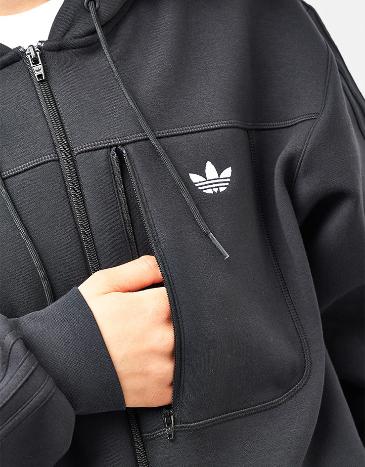 adidas Tech Fleece Jacket - Black/White - Image 11