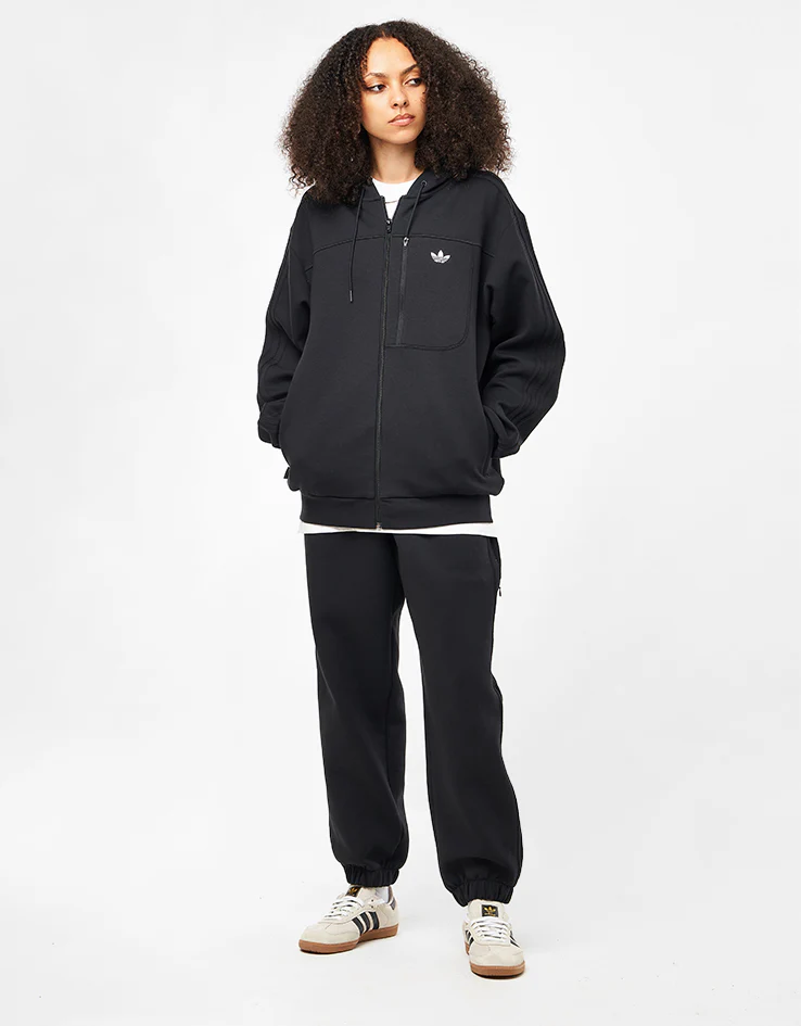 adidas Tech Fleece Jacket - Black/White - Image 12