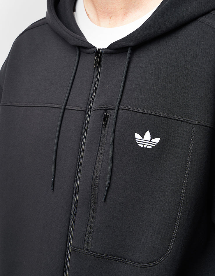 adidas Tech Fleece Jacket - Black/White - Image 4