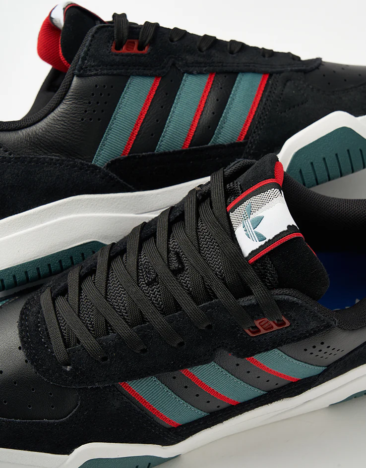 adidas Tekkira Cup Skate Shoes - Core Black/Preloved Teal/Better Scarlet - Image 6