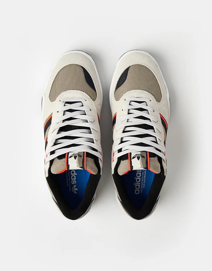 adidas Tekkira Cup Skate Shoes - Orbit Grey/Core Black/Solar Red - Image 2