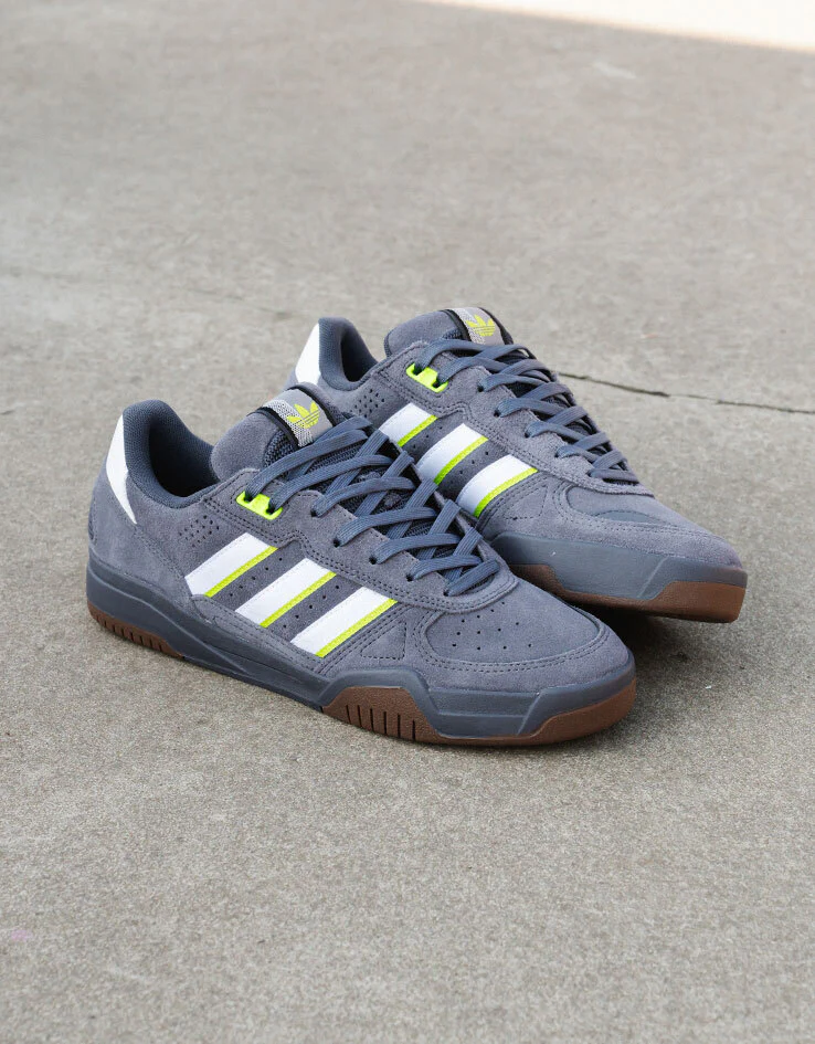 adidas Tekkira Cup Skate Shoes - Aurora Onix/White/Solar Slime - Image 2
