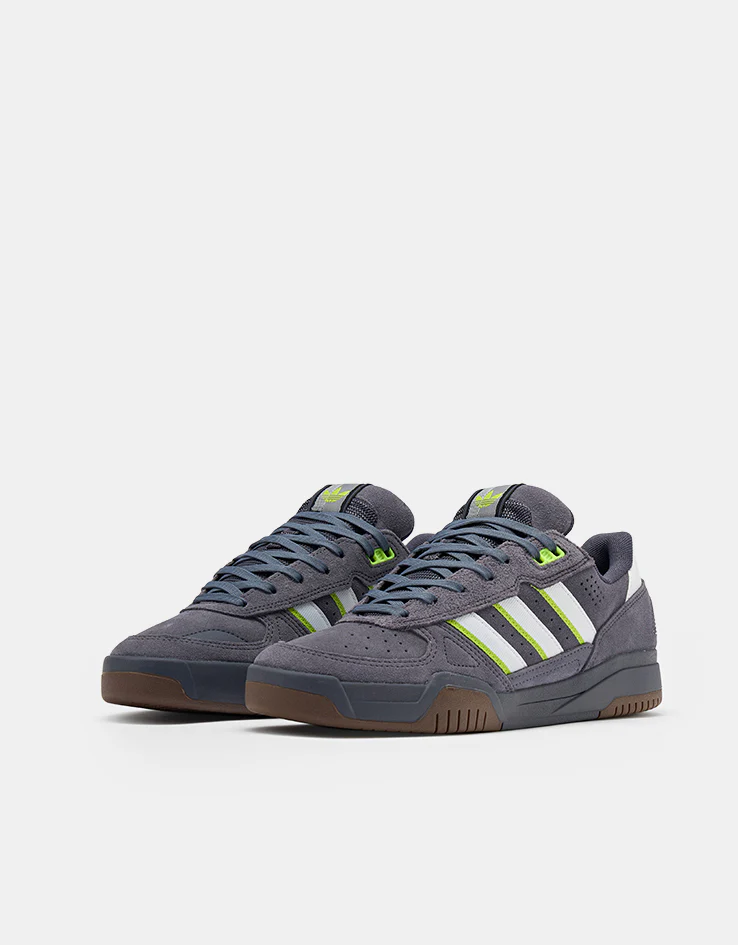 adidas Tekkira Cup Skate Shoes - Aurora Onix/White/Solar Slime - Image 4