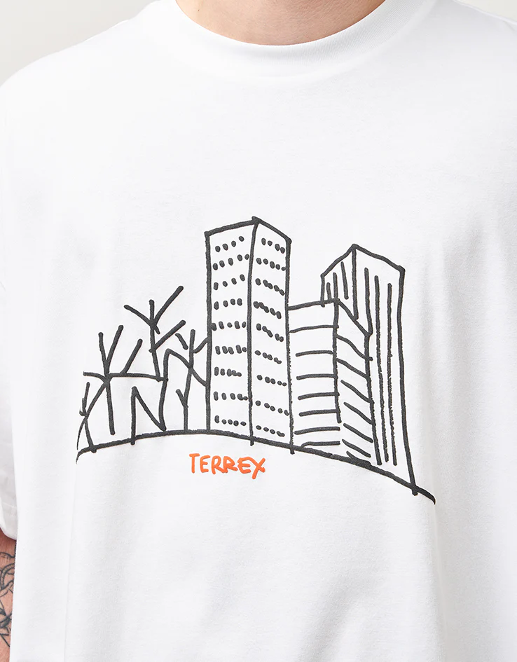 adidas Terrex x Gonz Shmoofoil XPL T-Shirt - White - Image 3