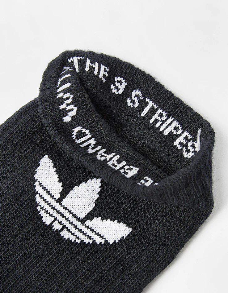 adidas Trefoil Cushion 6 Pack Crew Socks - Black - Image 5