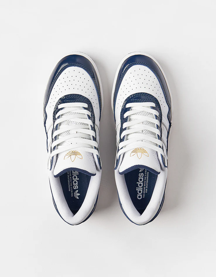 adidas Tyshawn II Skate Shoes - Collegiate Navy/White/Grey - Image 3