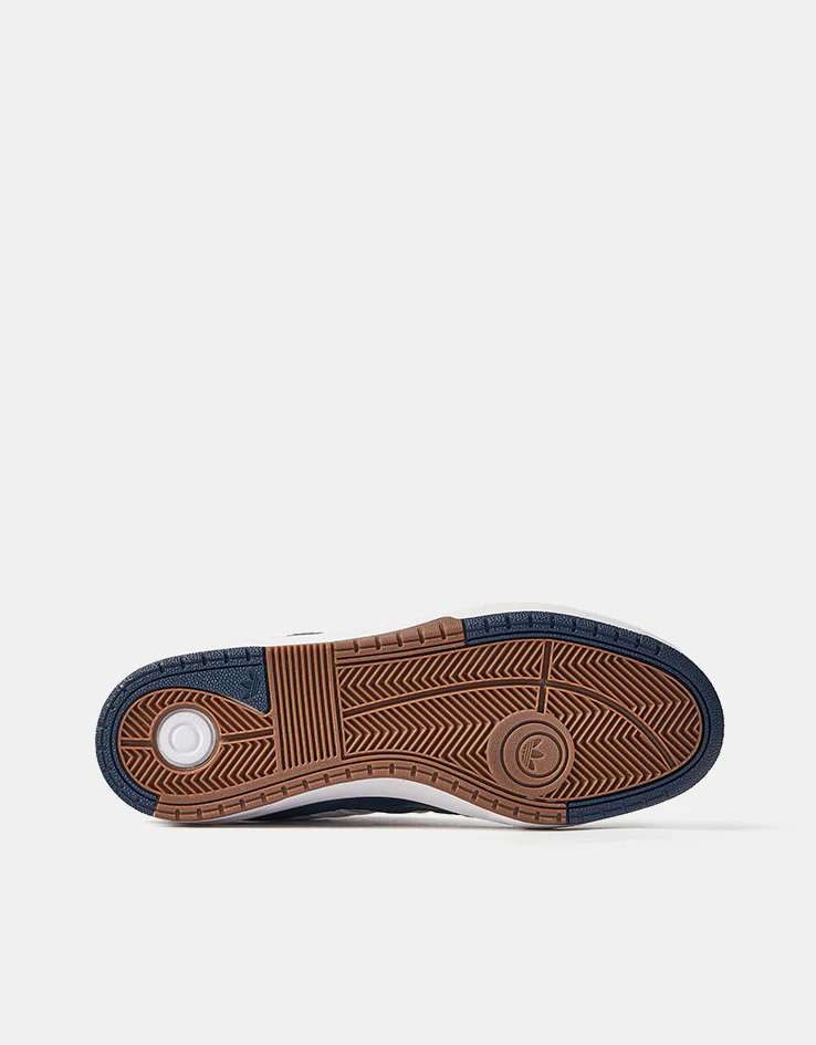 adidas Tyshawn II Skate Shoes - Collegiate Navy/White/Grey - Image 4