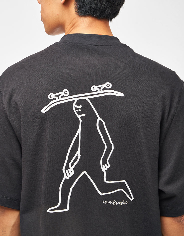 adidas x Gonz Spot T-Shirt - Black/Ice Purple - Image 3
