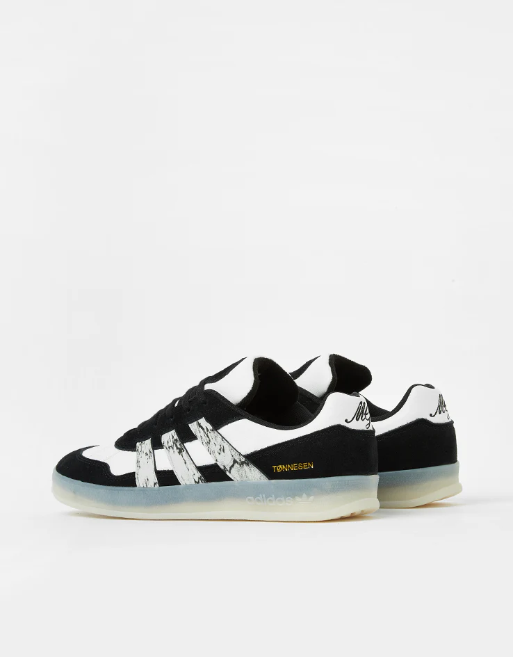 adidas x Gustav Tønnesen Aloha Super Skate Shoes - Core Black/White/Chalk White - Image 5