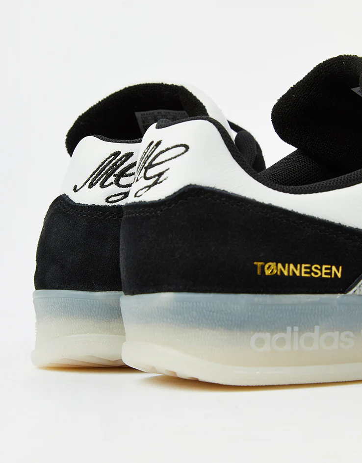 adidas x Gustav Tønnesen Aloha Super Skate Shoes - Core Black/White/Chalk White - Image 6
