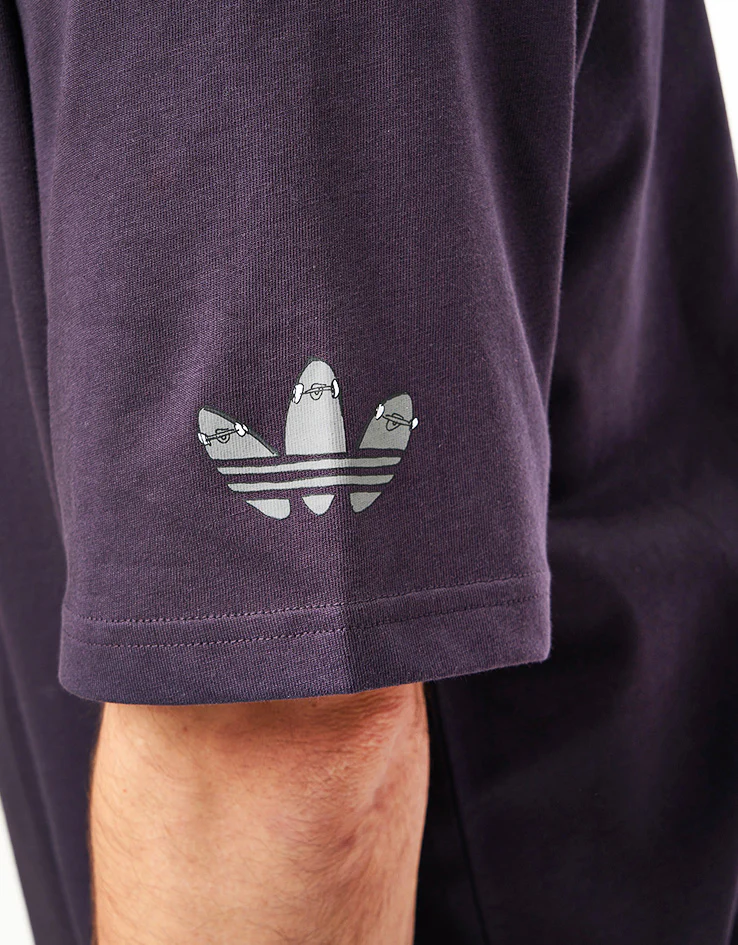 adidas x Henry Jones Defeat T-Shirt - Aurora Black - Image 4