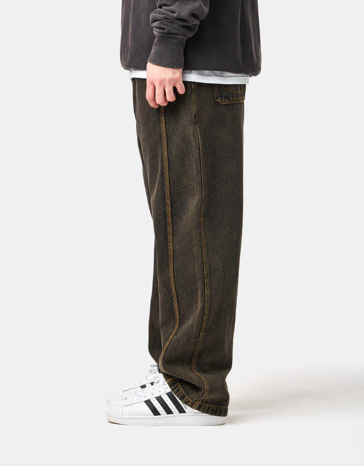 adidas x Kader Washed Denim Pant - Bronze Strata - Image 2