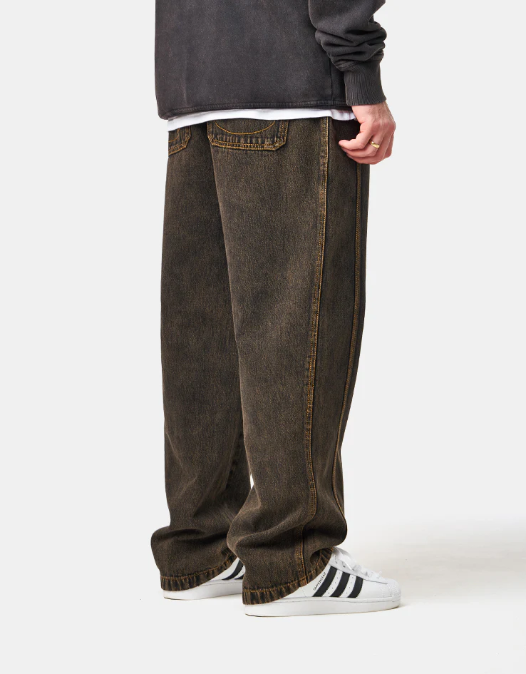 adidas x Kader Washed Denim Pant - Bronze Strata - Image 3