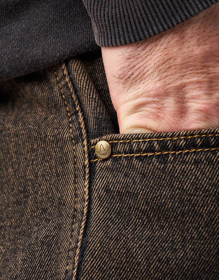 adidas x Kader Washed Denim Pant - Bronze Strata - Image 6