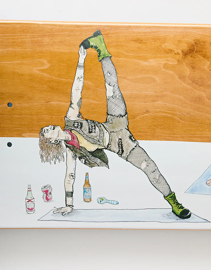 Anti Hero Doobie I Farted in Yoga Class Skateboard Deck - 8.69" - Image 4