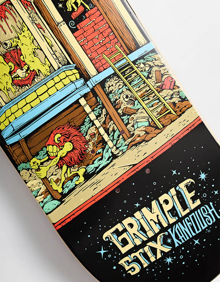 Anti Hero Kanfoush Grimple Stix Victorians Skateboard Deck - 8.75" - Image 3
