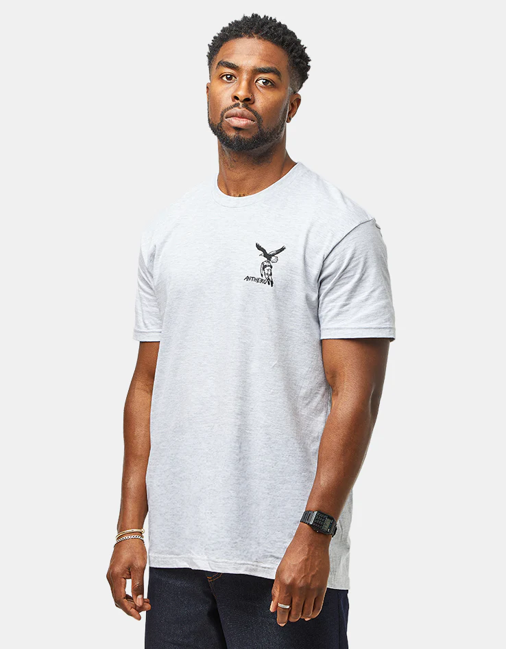 Anti Hero Liberdad T-Shirt - Ash Grey - Image 2