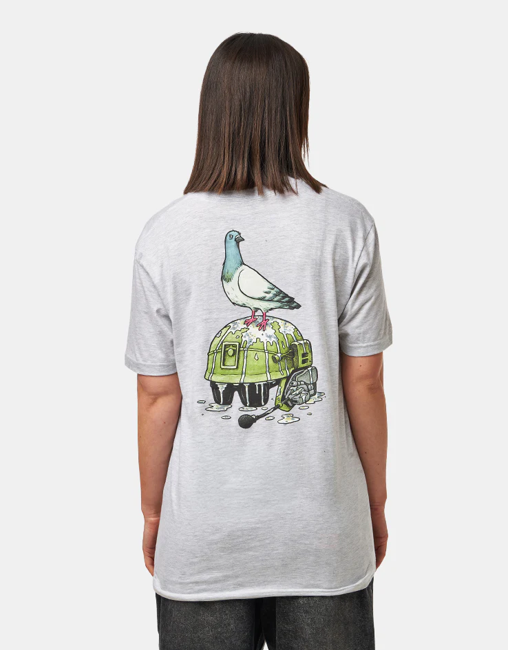 Anti Hero Liberdad T-Shirt - Ash Grey - Image 5