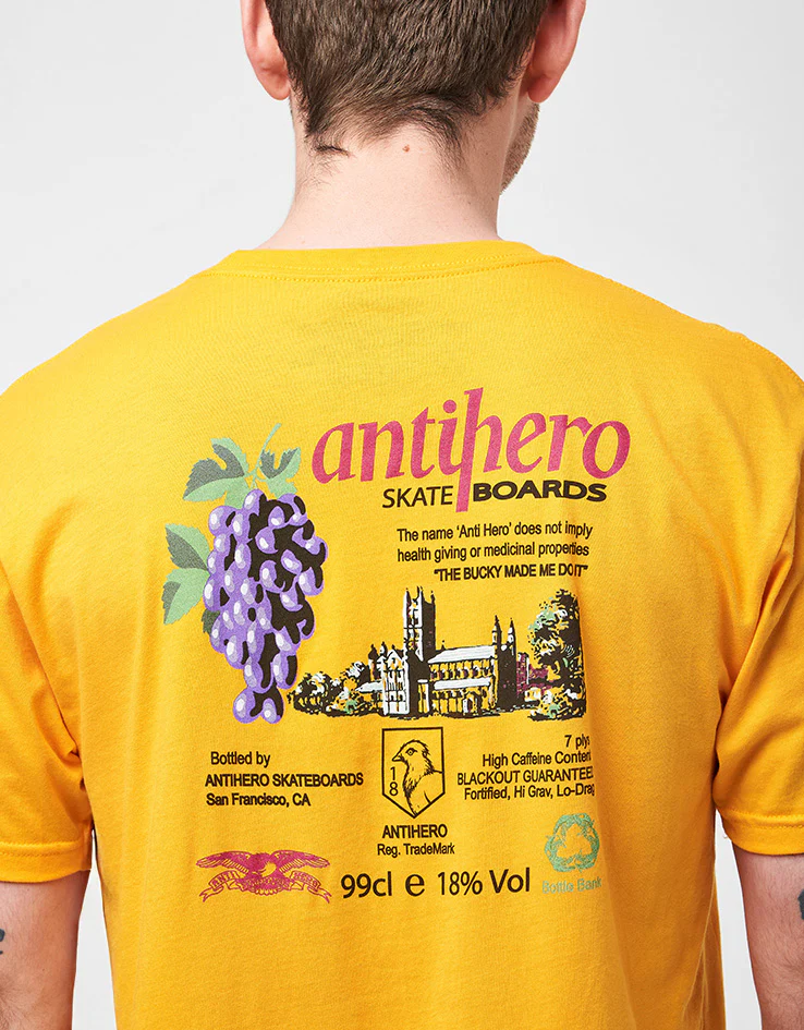 Anti Hero The Bucky T-Shirt - Gold/Multi - Image 3