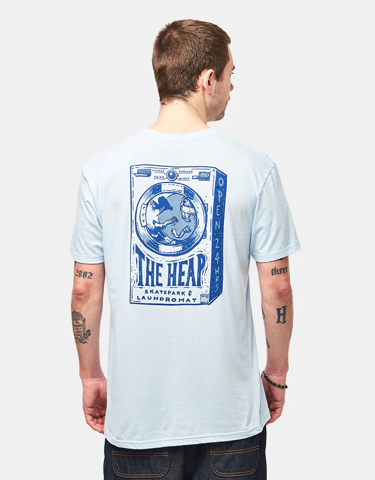 Anti Hero The Heap T-Shirt - Powder Blue/Dark Blue