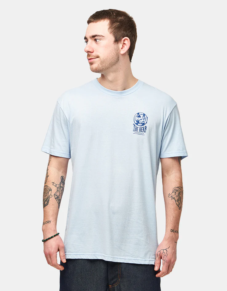 Anti Hero The Heap T-Shirt - Powder Blue/Dark Blue - Image 2
