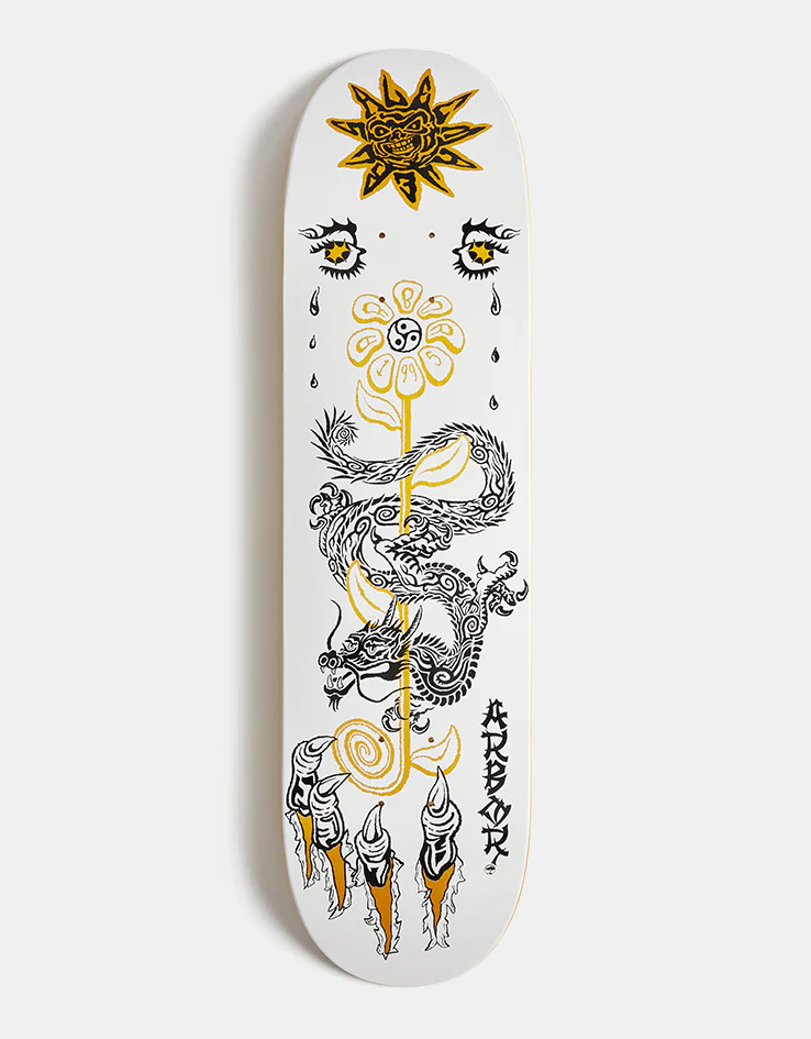 Arbor Majerus Lucky Dragon Skateboard Deck - 8.25"