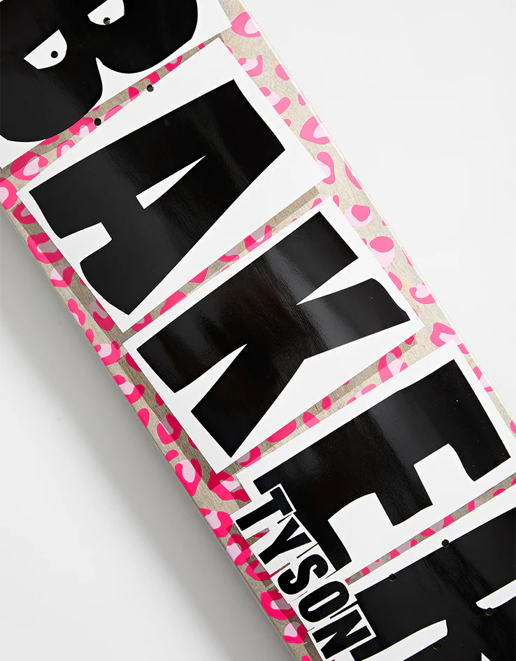 Baker Tyson Brand Logo Hot Cheetah Skateboard Deck - 8.25" - Image 3