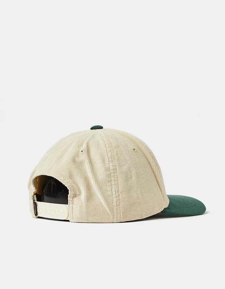 Brixton Corduroy Snapback Cap - Night Sage/Whitecap - Image 4