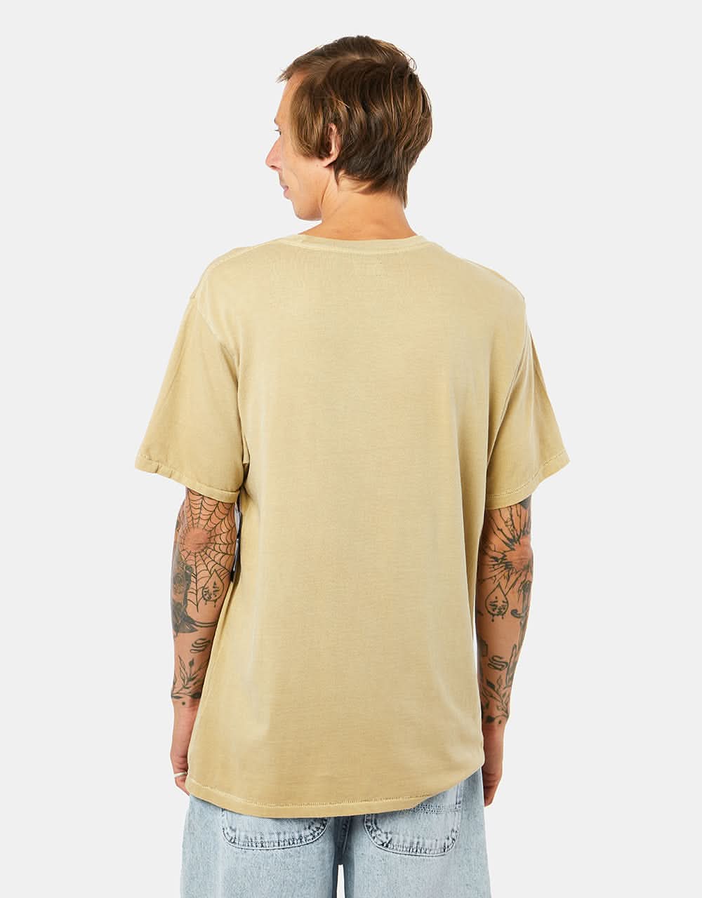 Brixton Vintage Reserve T-Shirt - Sand Vintage Wash - Image 3